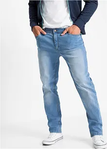 Regular Fit-jeans med stretch i lett denim, Straight (2-pack), bonprix