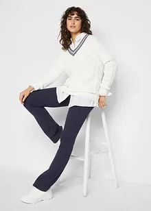 Bomulls-leggings, Flared Leg, bonprix