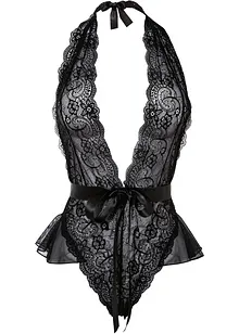 Body med fransk åpning av blonde, bonprix