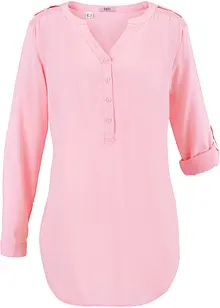 Tunikabluse med V-utringning, lang arm, bonprix