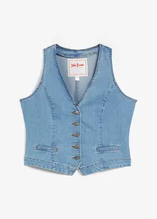 Jeansvest med stretch, bonprix