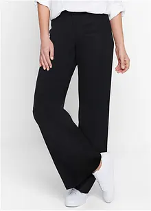 Bukse med stretch og komfortlinning, Flared, bonprix