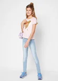 T-skjorte med økologisk bomull (2-pack), bonprix