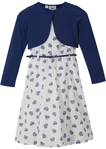 Kjole, bolero og belte (3-delt sett), bonprix