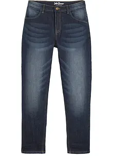 Termojeans med fleecefôr til gutt, Slim Fit, bonprix