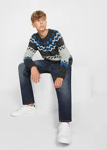 Termojeans med fleecefôr, Slim Fit, bonprix