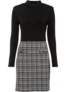 Minikjole i lett viskosemiks, bonprix