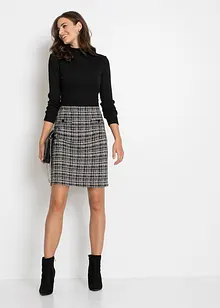 Minikjole i lett viskosemiks, bonprix