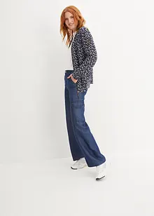 Wide Leg-jeans, High Waist, komfortlinning, bpc bonprix collection