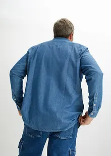 Jeansskjorte i ren bomull, bonprix
