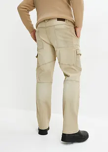 Regular Fit cargo-stretchjeans, Straight, bonprix