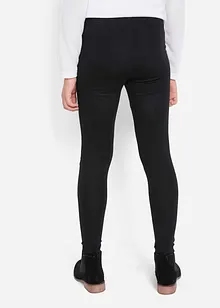 Leggings i elastisk materialmiks med økologisk bomull, bonprix