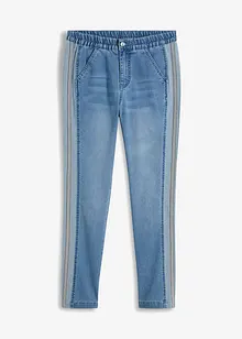 Stretch-jeans med stripet innfelling, BODYFLIRT