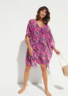 Tunika-strandkjole i chiffon, bonprix