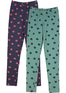 Leggings med økologisk bomull (2-pack), bonprix