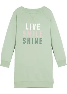 Sweathirtkjole i 100% økologisk bomull, bonprix