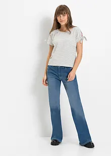 Bootcut-jeans Mid Waist, økologisk bomull, bonprix