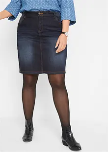 Jeansskjørt med stretch, bonprix