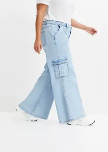 Cargojeans Mid Waist, Wide Leg, bonprix