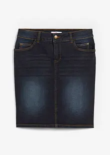 Jeansskjørt med stretch, bonprix