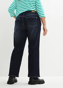 Wide Leg-jeans High Waist, Stretch, bonprix