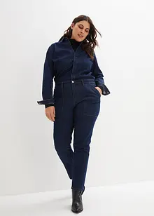 Straight jeans-jumpsuit, cropped, John Baner JEANSWEAR