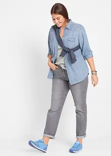 Straight-jeans Mid Waist, Stretch, bonprix
