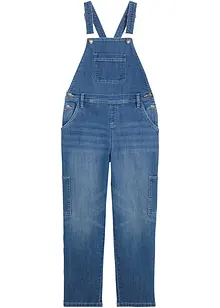 Jeans-snekkerbukse til barn, Wide Leg, bonprix