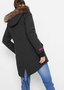 Vattert parkas i vannavvisende materiale, bonprix