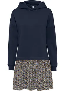 Sweatkjole i 2-i-1-stil, bonprix