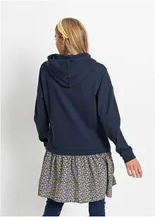 Sweatkjole i 2-i-1-stil, bonprix