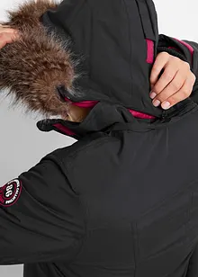 Vattert parkas i vanntett materiale, bonprix