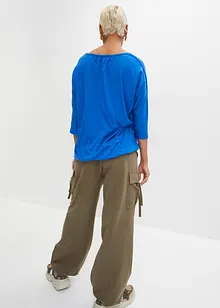 Oversized topp av viskosemiks, bonprix