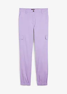 Cargobukse i bomull med stretch, bonprix