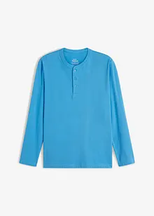 Essential Seamless Henleyshirt, langermet av økologisk bomull, bpc bonprix collection