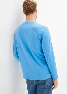 Essential Seamless Henleyshirt, langermet av økologisk bomull, bpc bonprix collection