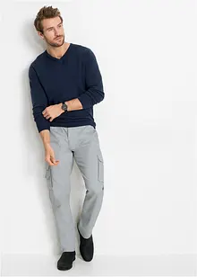 Finstrikket genser i myk bomullsmiks, bonprix