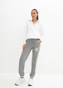 Joggebukse i elastisk bomullsmiks, bonprix
