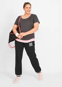 Joggebukse i elastisk bomullsmiks, bonprix