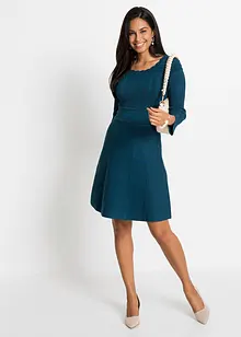 Strikket kjole med hullmønster, bonprix