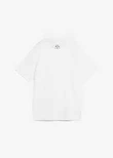 Oversized topp i formstabil økologisk bomull, bonprix