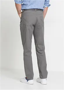 Regular Fit-twillbukse i ren bomull, Straight, bonprix