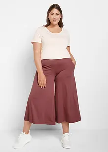 Loungewear culotte med vide ben, bonprix