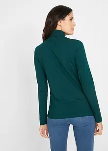 Langermet topp med økologisk bomull (2-pack), bonprix