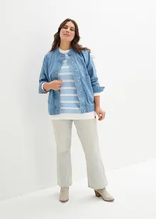 Oversized jeansjakke med cargo-detaljer, bonprix