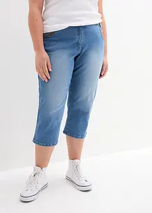 Slim Fit-jeans i capri-lengde, Mid Waist, bonprix