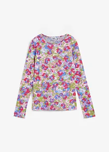 Langermet topp med blomsterprint, bonprix