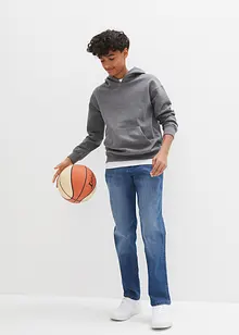 Loose Fit-jeans med stretch og regulerbar linning, Straight, bonprix