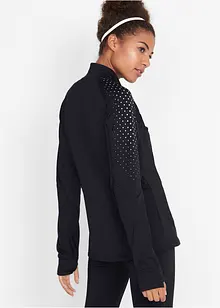 Termo-treningsjakke med reflekterende trykk, bonprix