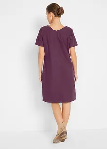 Minikjole med lin, bonprix